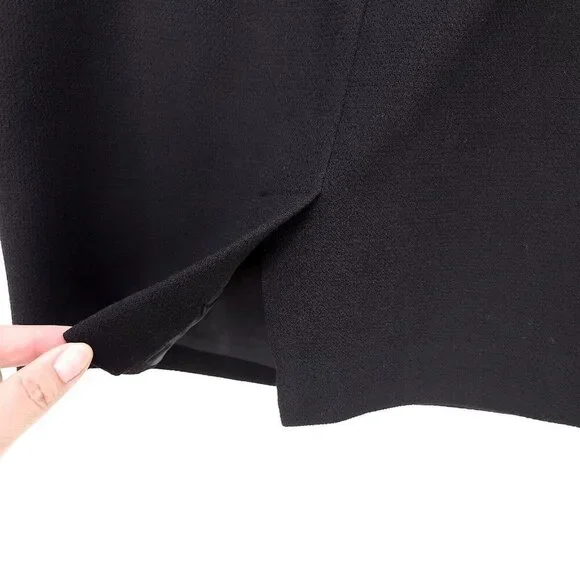 VIntage Chado Wool Skirt Silk Lining Pockets Size 4 Pockets Professional Career - Picture 8 of 14